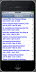 PocketMiles Trip List Screen (Click for Enlarged VIew)